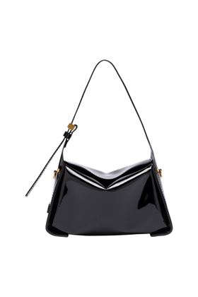 Tracolla donna in vernice colore nero. GIANNI CHIARINI | 11869-NERO